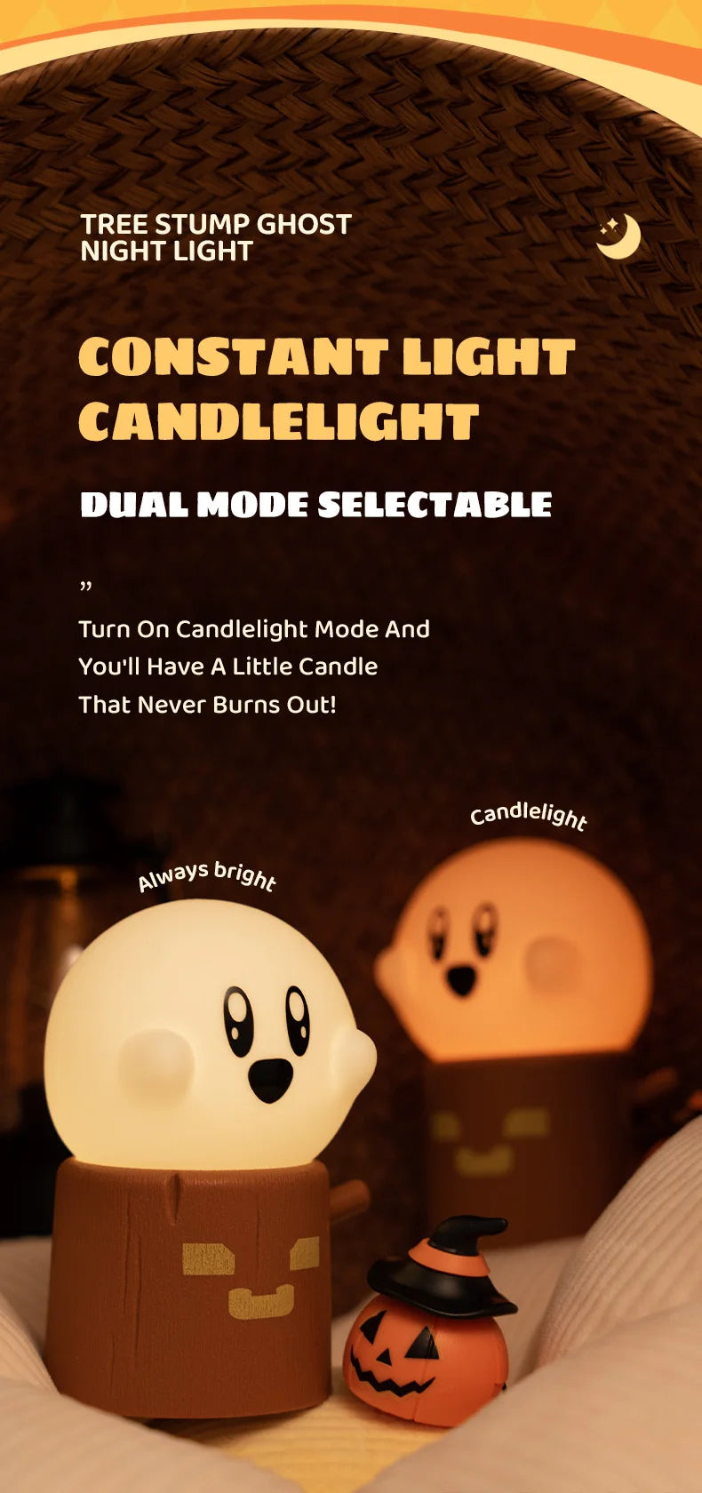 FLAME CANDLE NIGHT LIGHT