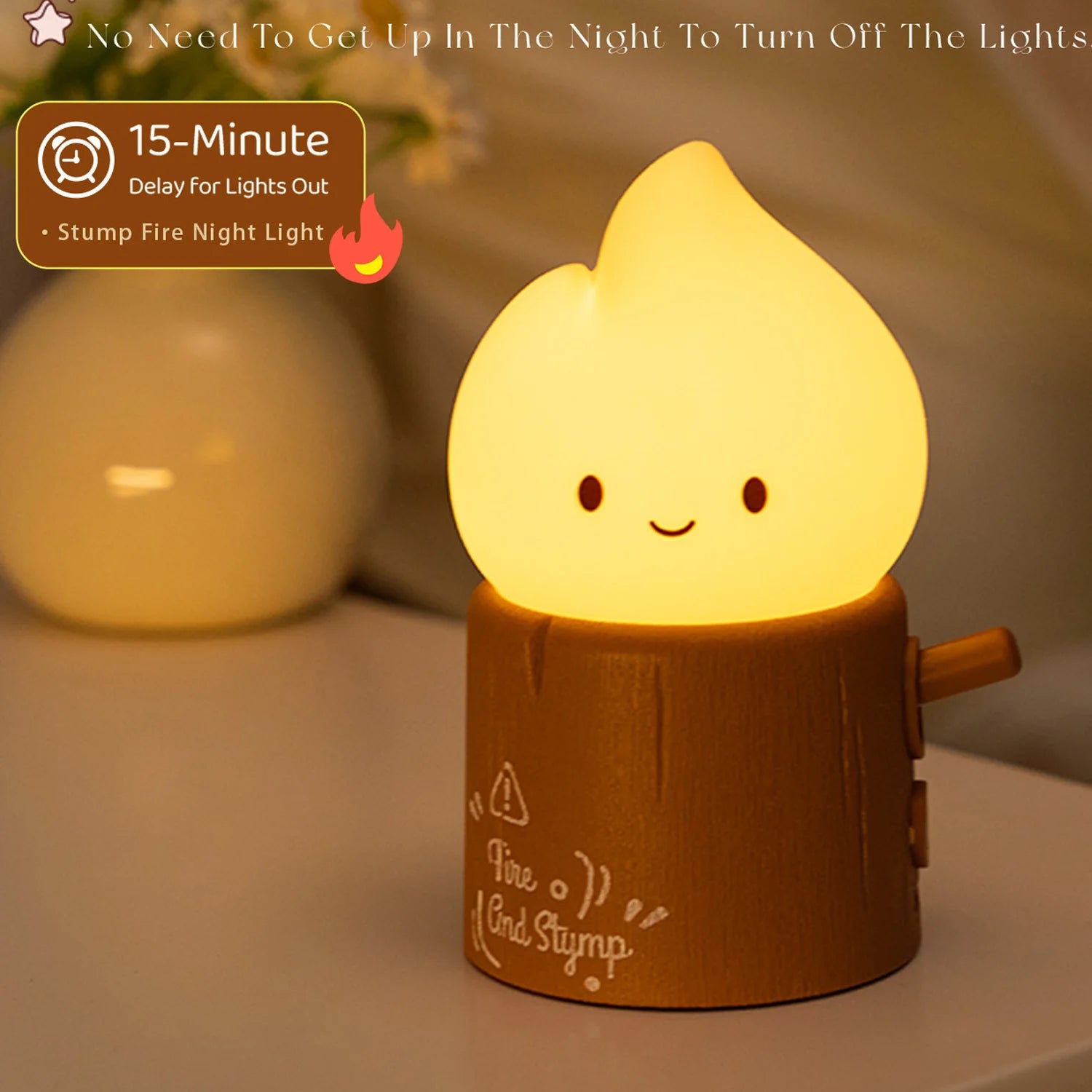 FLAME CANDLE NIGHT LIGHT