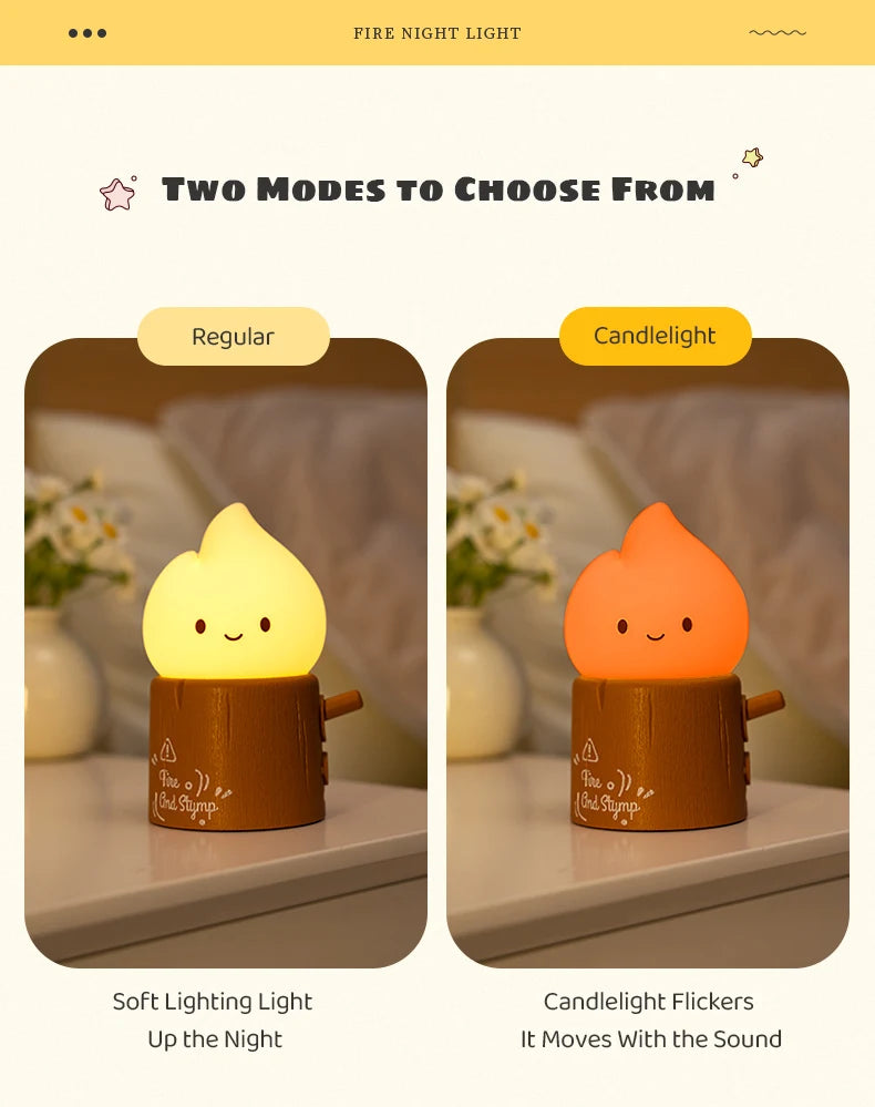 FLAME CANDLE NIGHT LIGHT