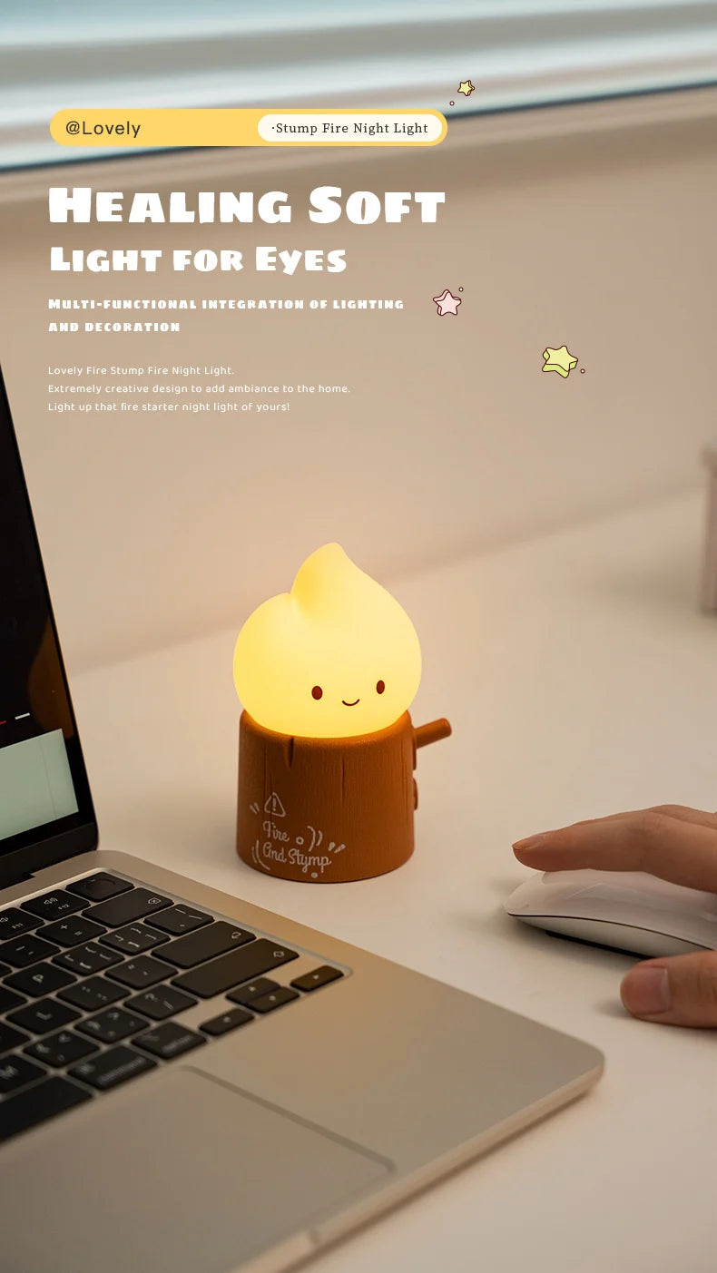 FLAME CANDLE NIGHT LIGHT