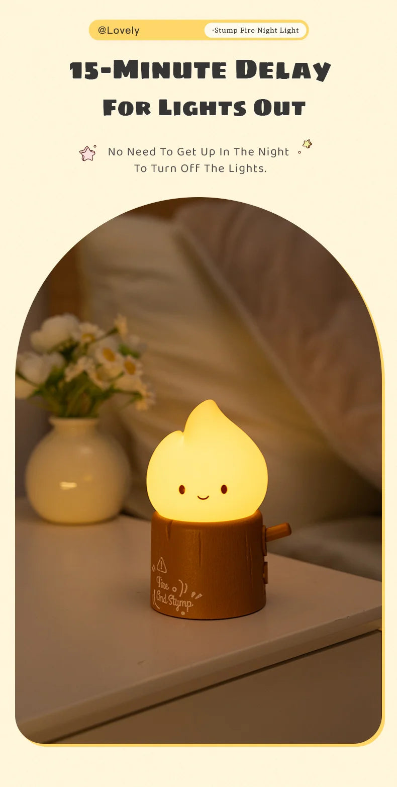 FLAME CANDLE NIGHT LIGHT