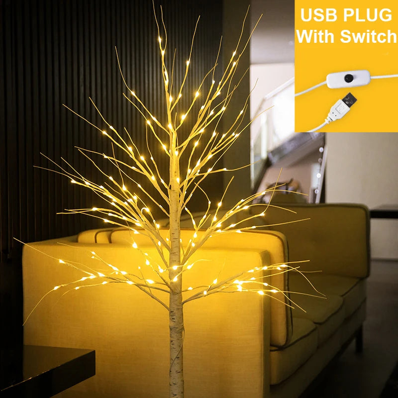 CHRISTMAS LED BRICH TREE